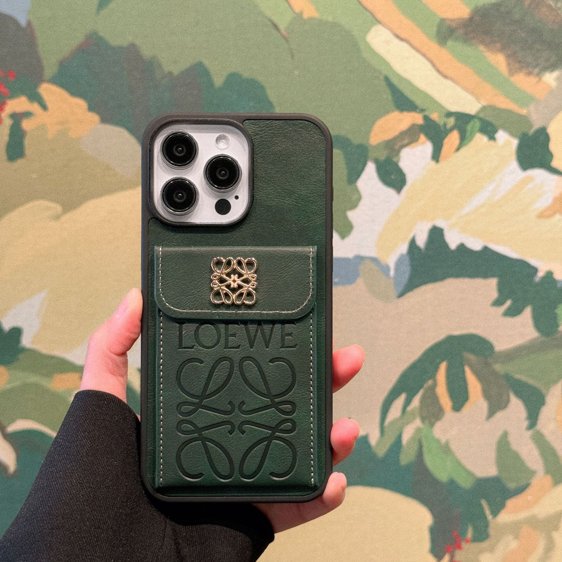 Retro Leather iPhone Wallet Case With Crossbody Strap-BELKCASE