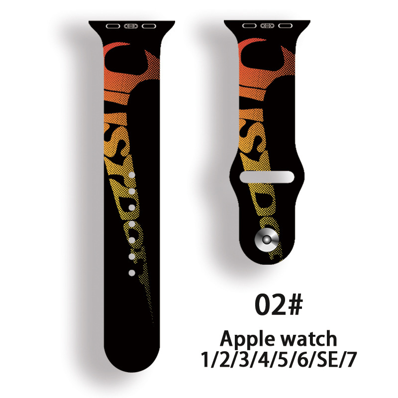 [Copy]Nylon Braided Loop Rust Apple Watch Bands