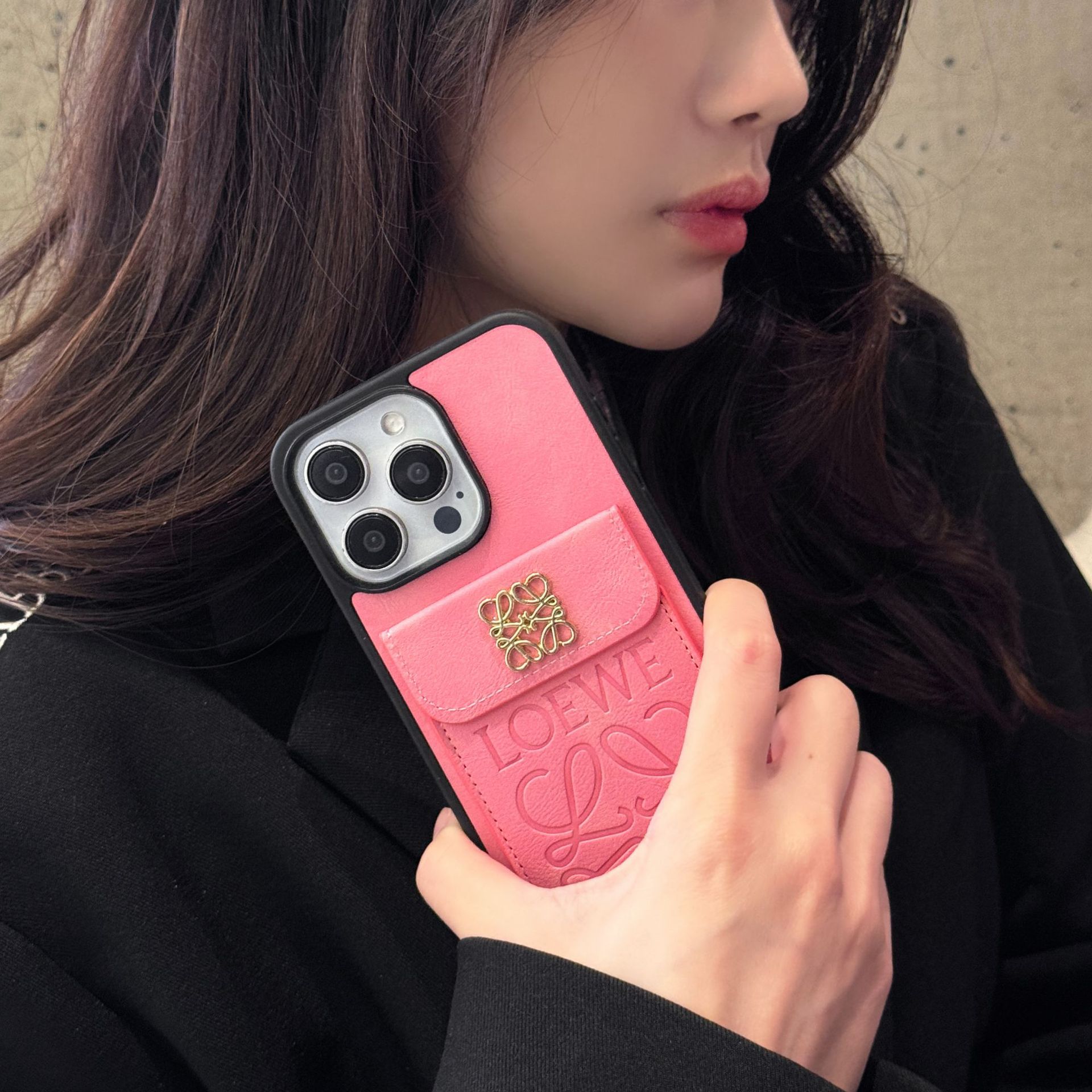 Retro Leather iPhone Wallet Case