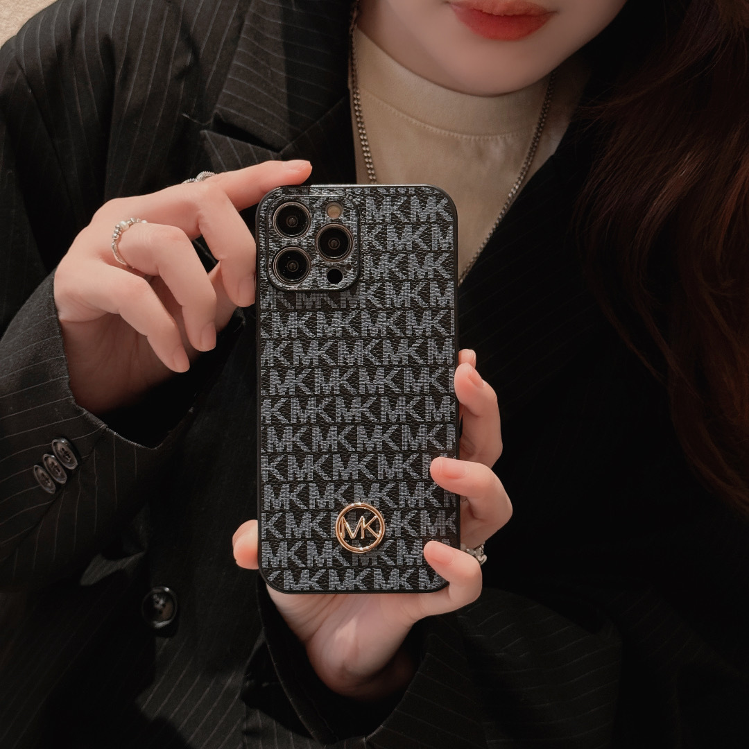 Leather MK iPhone Case