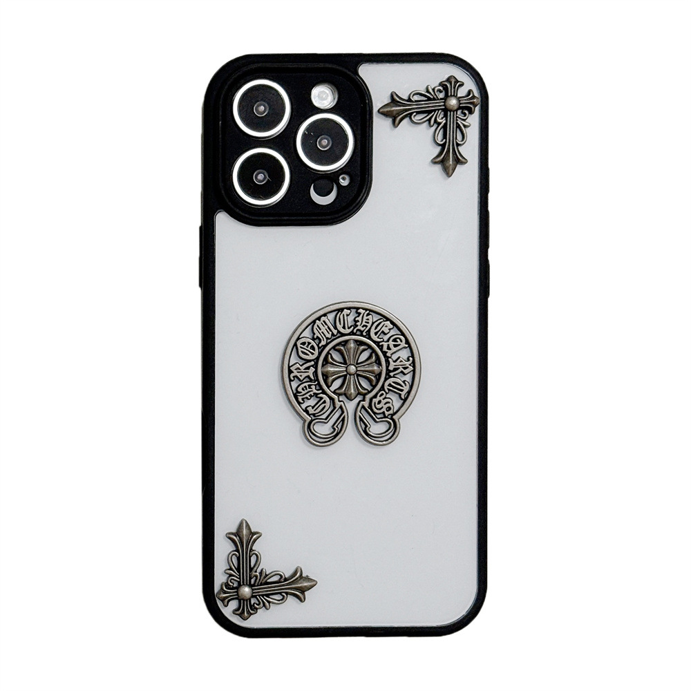 Crystal Clear Fashion CH iPhone Case