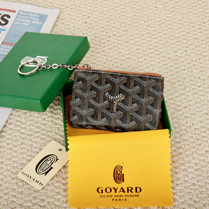 GD Leather Zipper Key Bag