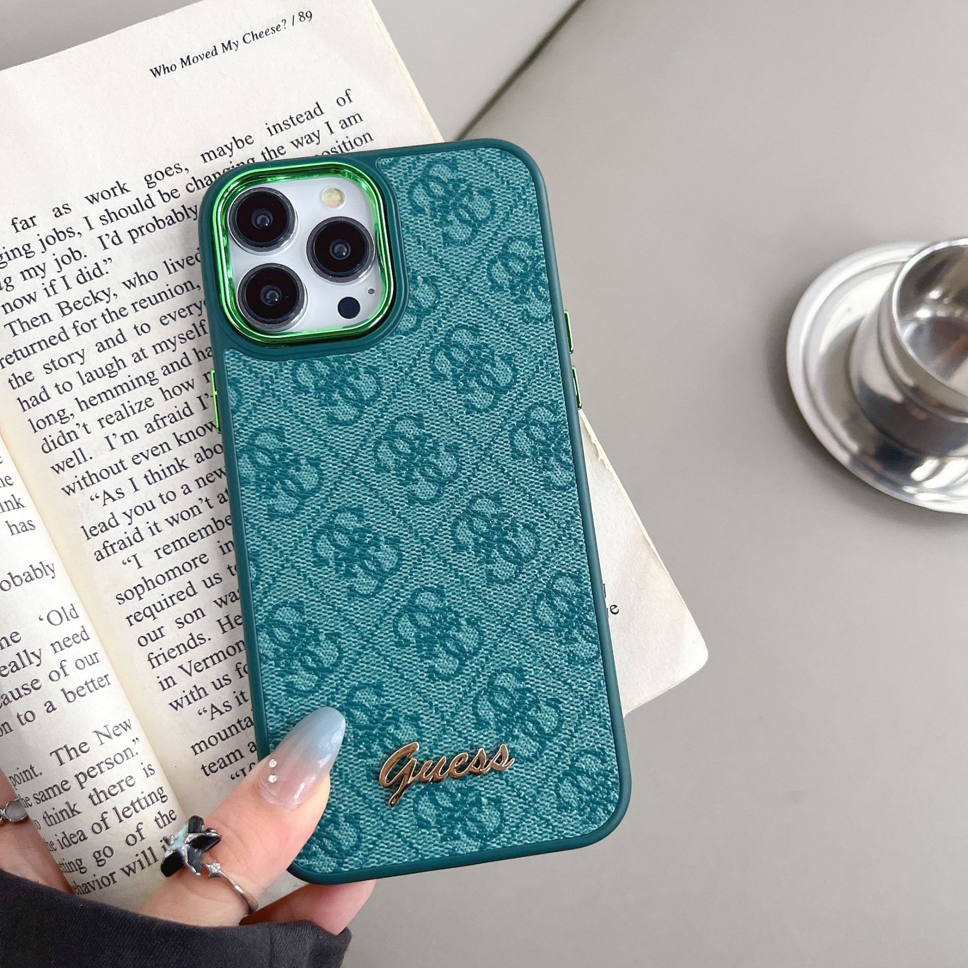 Cloth Pattern Vintage Leather GS iPhone Case