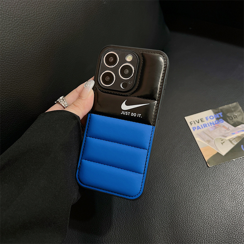 Colorblock Down Jacket NK iPhone Case