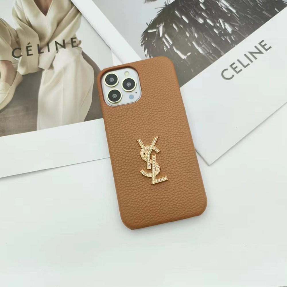 Leather pebbled pattern iPhone Case