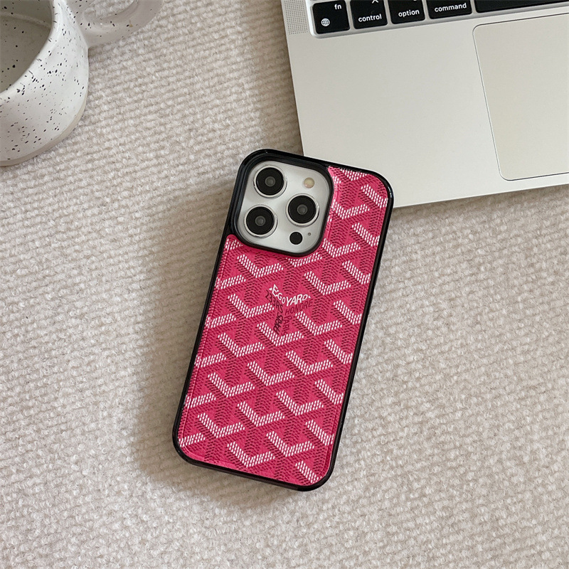 Vintage Leather GD iPhone Case-Silicone Black Edge