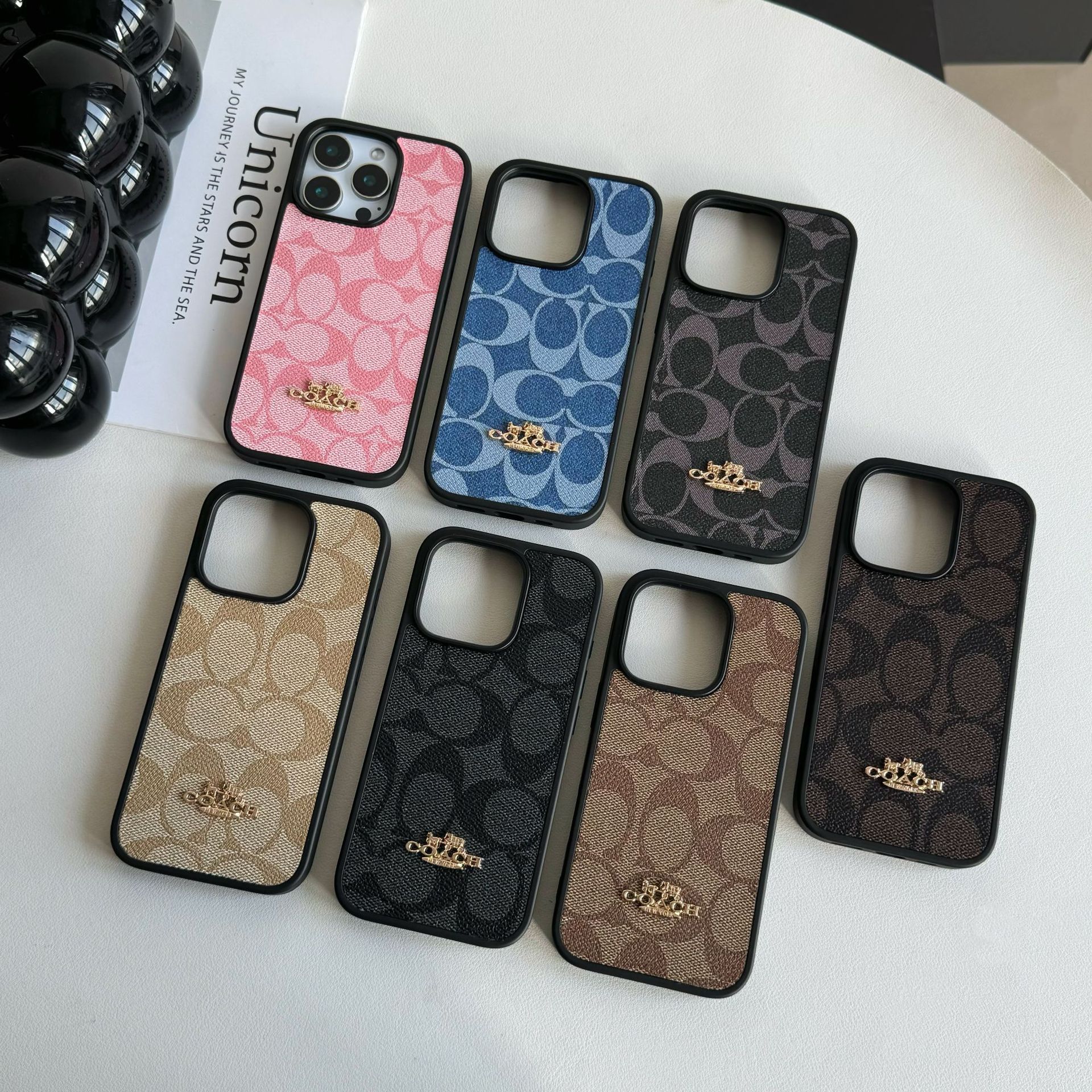Coach Luxury Leather iPhone Case