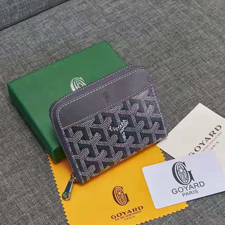 GD Leather Zipper Coin Purse