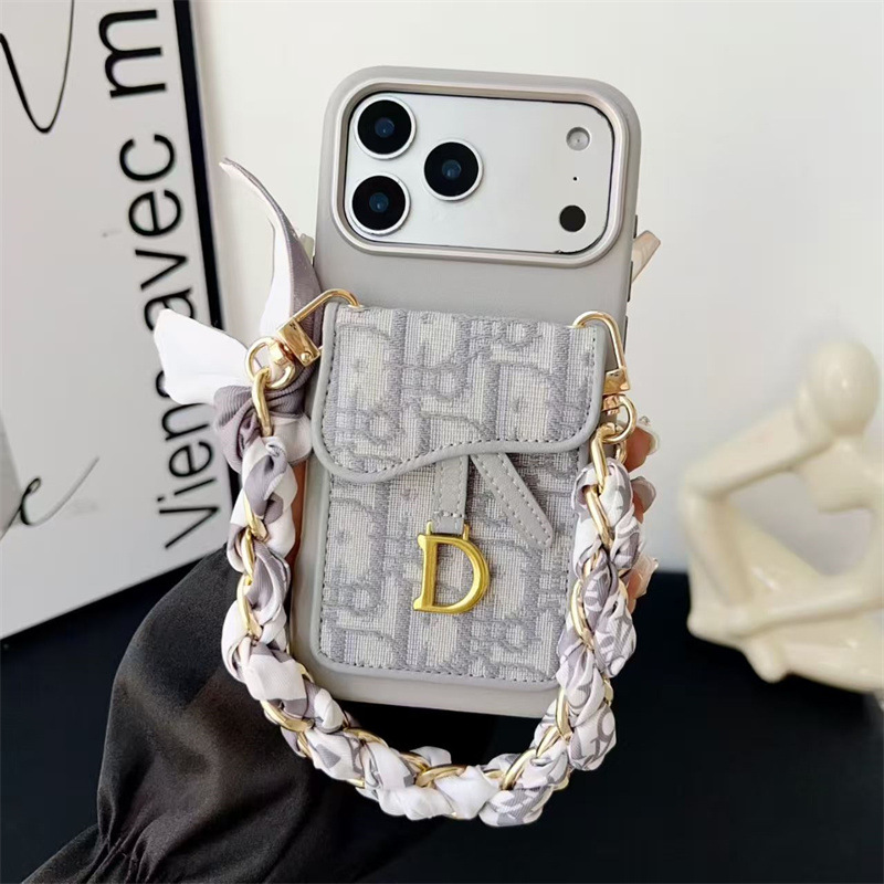 Dior Leather iPhone Wallet Case