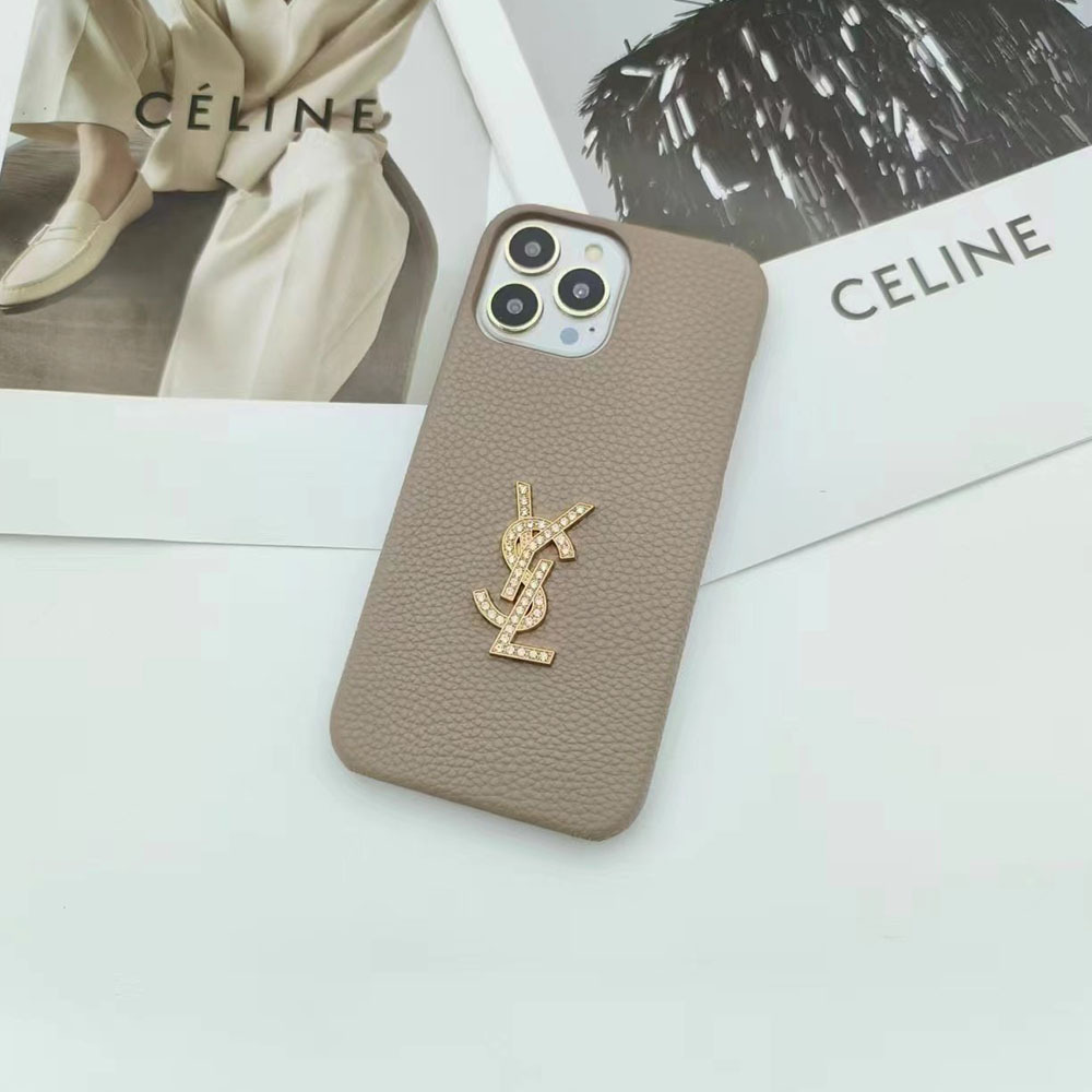 Leather pebbled pattern iPhone Case