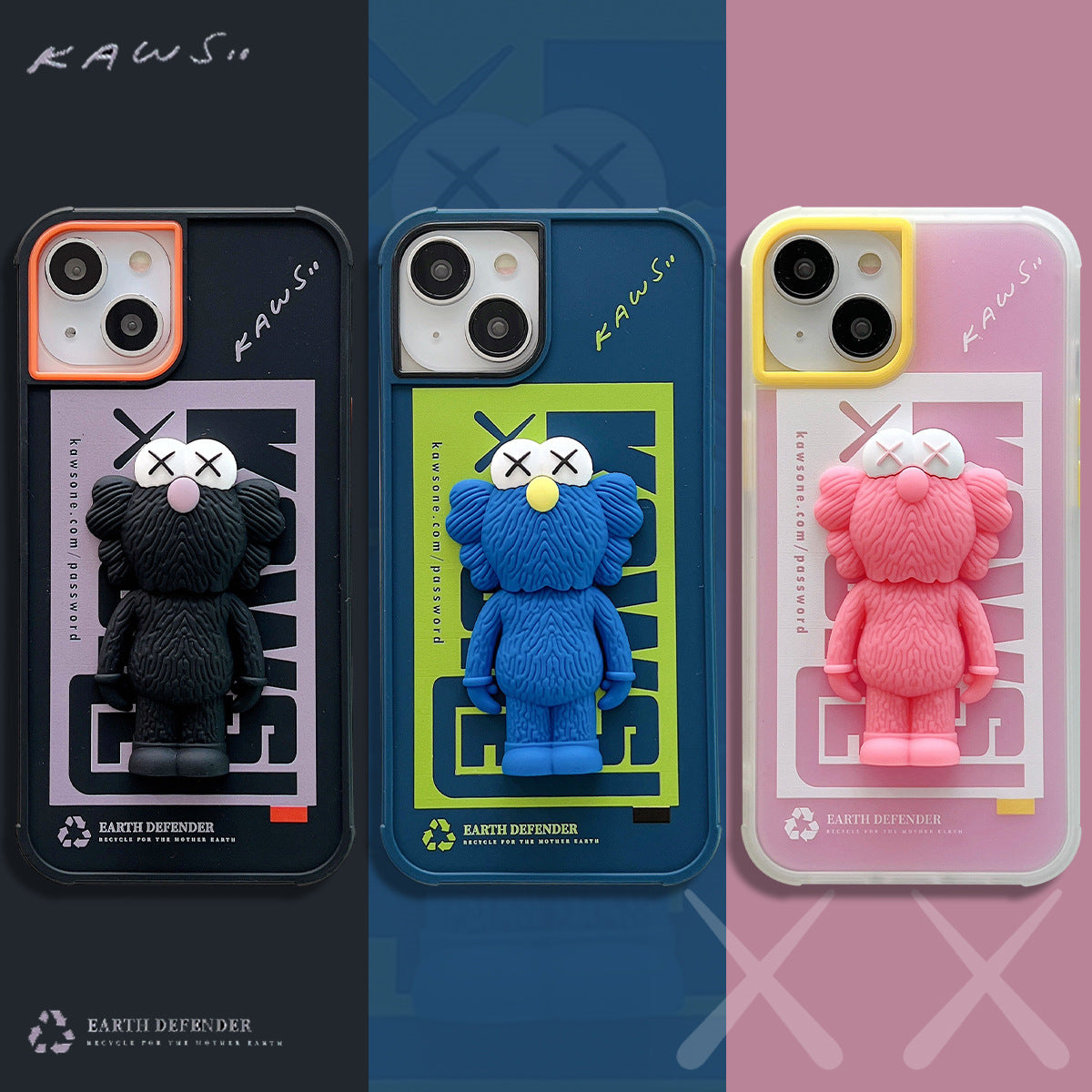 Kawsart 3D Sesame Street iPhone Case