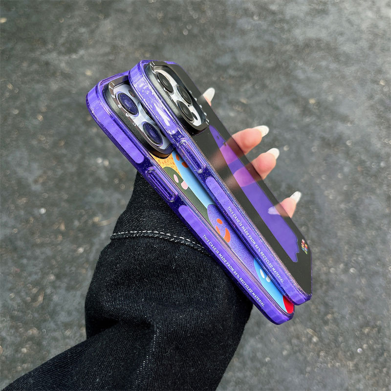 Colorful ghosts iPhone Case