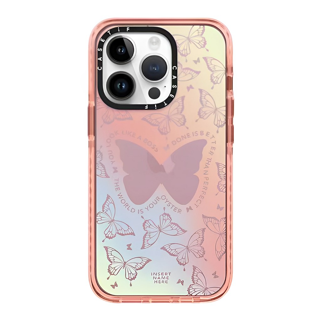 Pink Psychedelic Butterfly