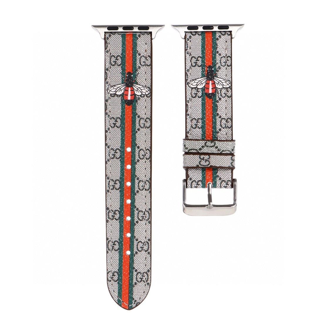 Luxury leather GG Apple Watch Bands