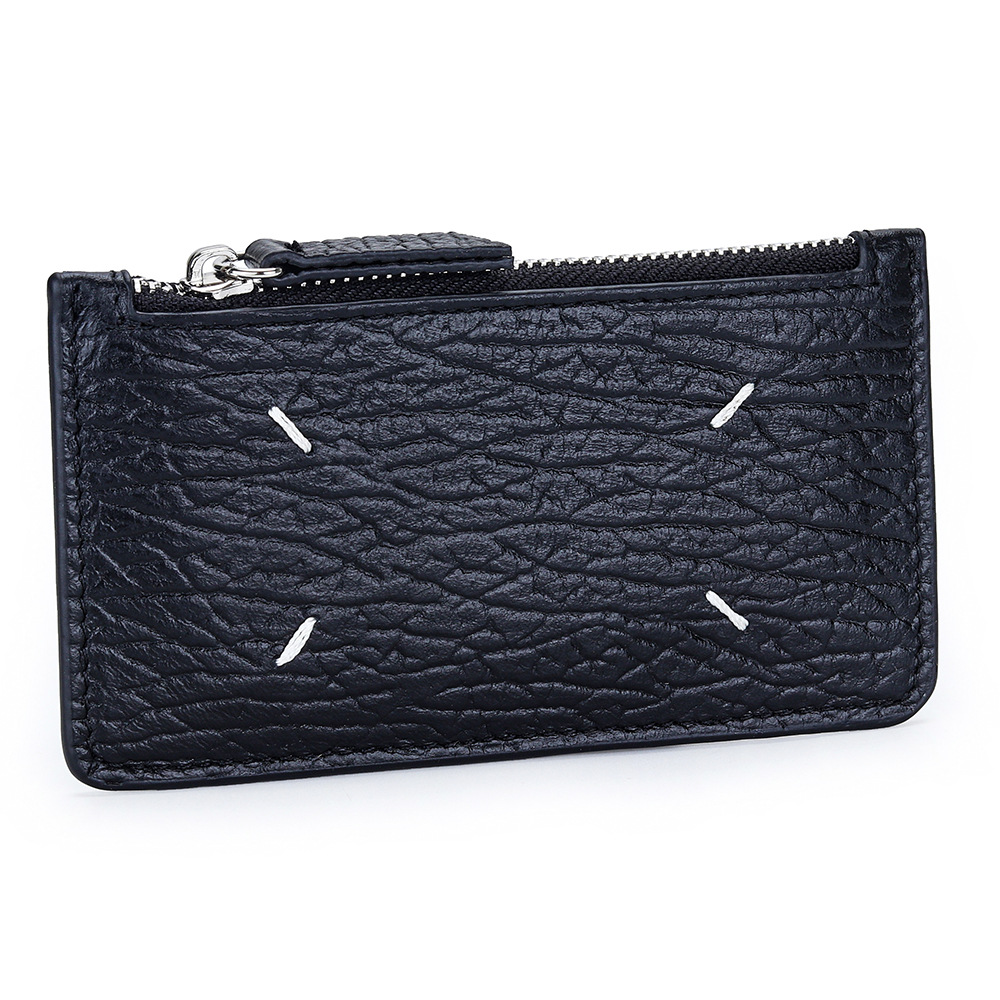 Luxury Leather Zipper Wallet Card Holder & Coin Purse