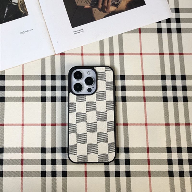 Luxury Leather V iPhone Wallet Case