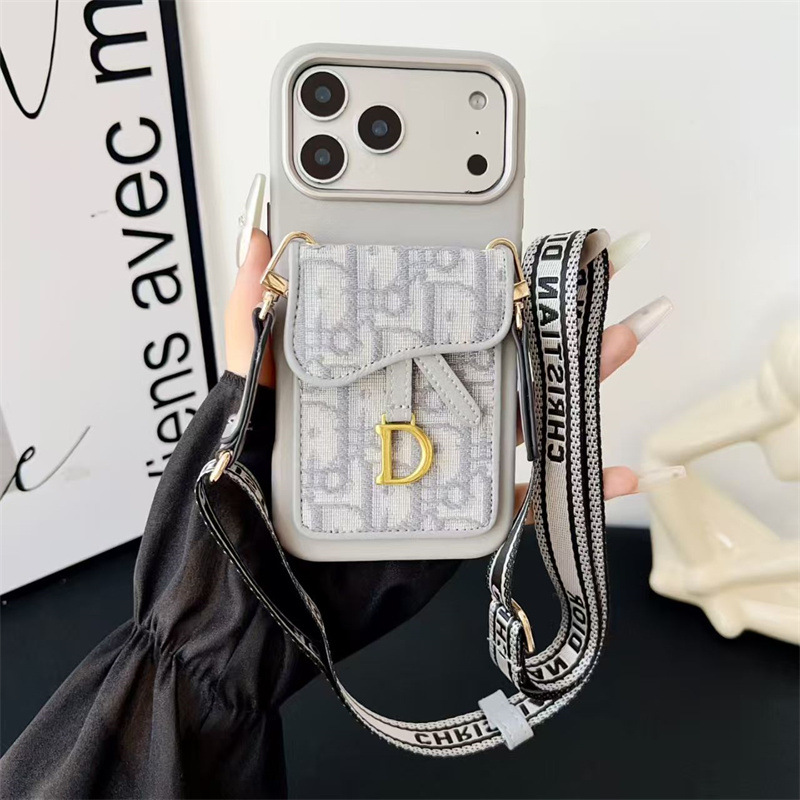 Dior Leather iPhone Wallet Case