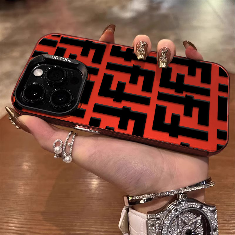 Transparent Flash Plating FD iPhone Case