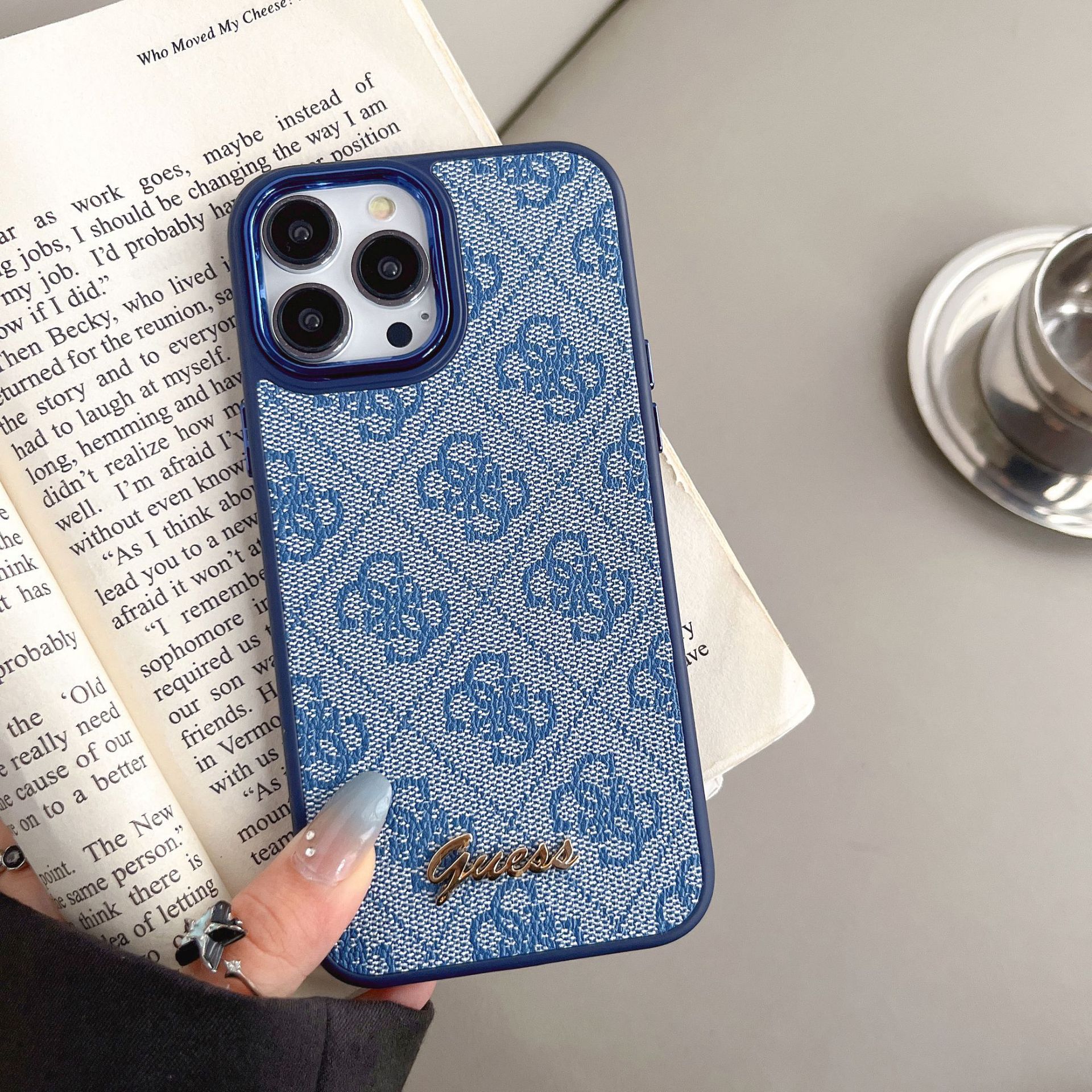 Cloth Pattern Vintage Leather GS iPhone Case