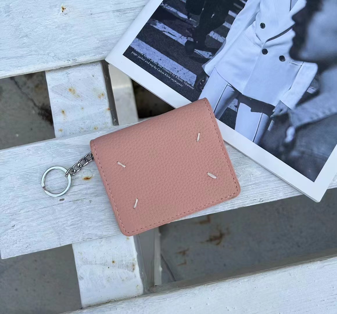 Luxury Leather Zipper Wallet Card Holder & Coin Purse