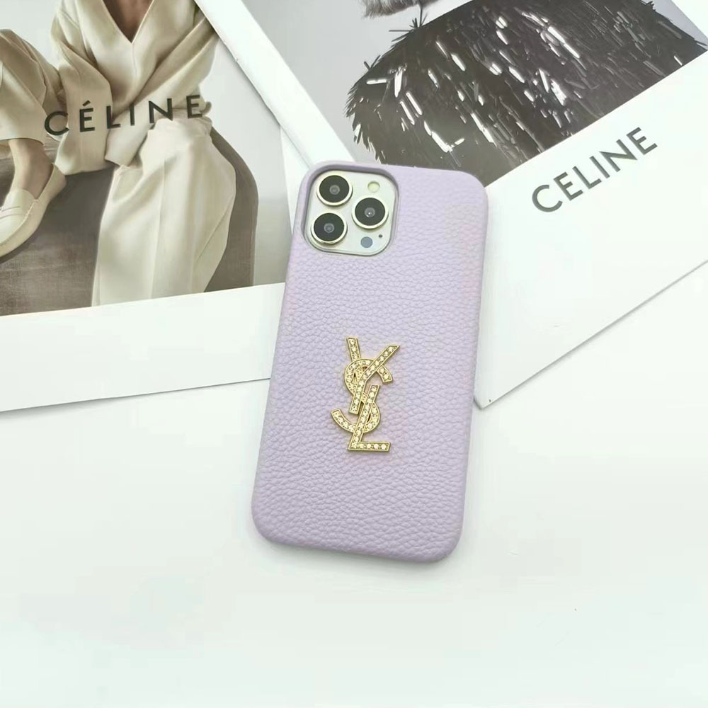 Leather pebbled pattern iPhone Case