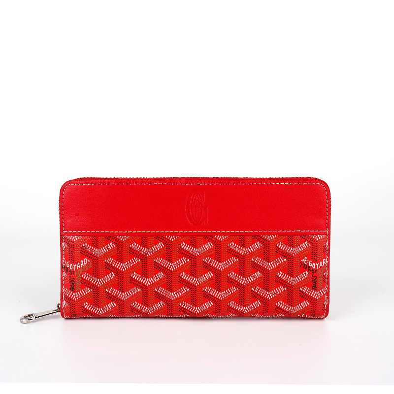 GD Leather Zipper Long Wallet