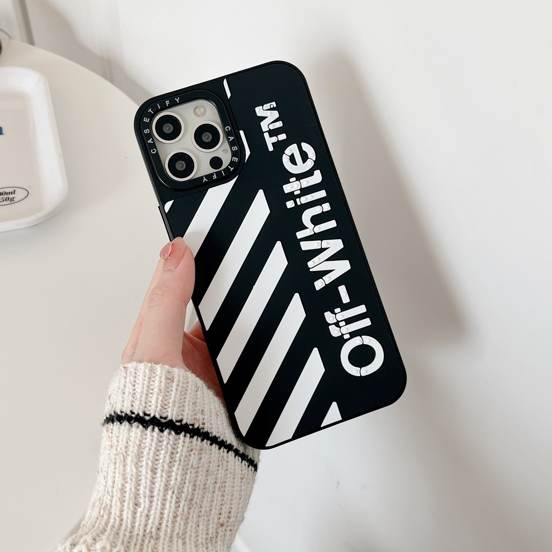Street Stripe OW iPhone Case 
