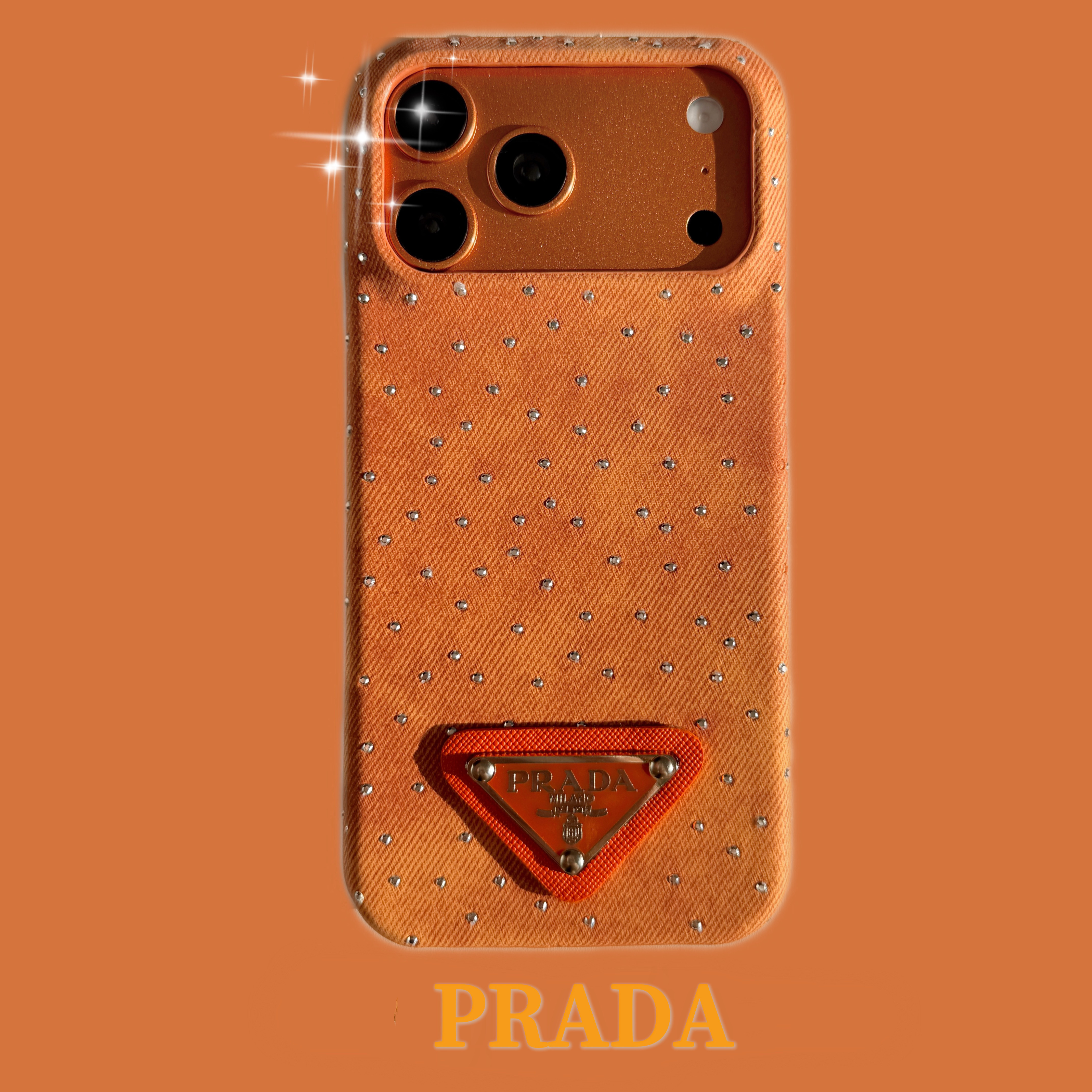 Prada Artistic Shimmer Canvas iPhone Case