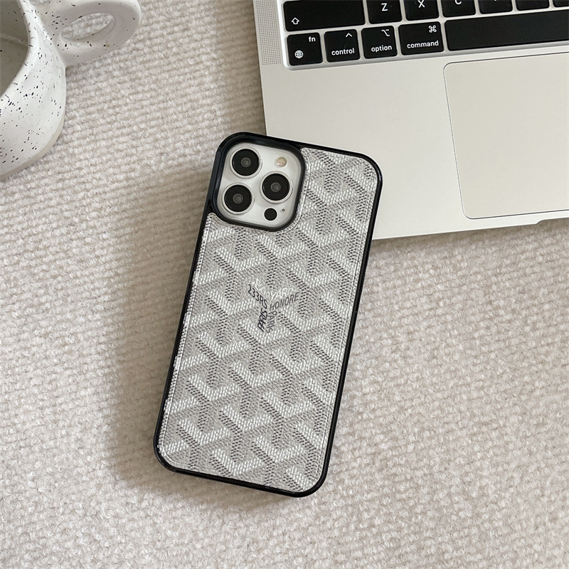 Vintage Leather GD iPhone Case-Silicone Black Edge