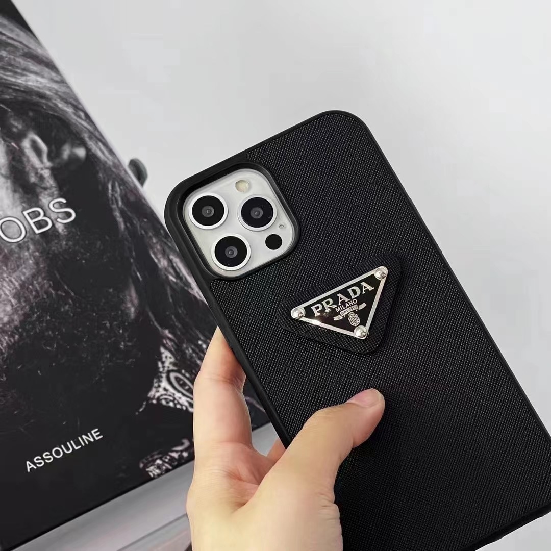 Acrylic Metal Triangle Label PR iPhone Case