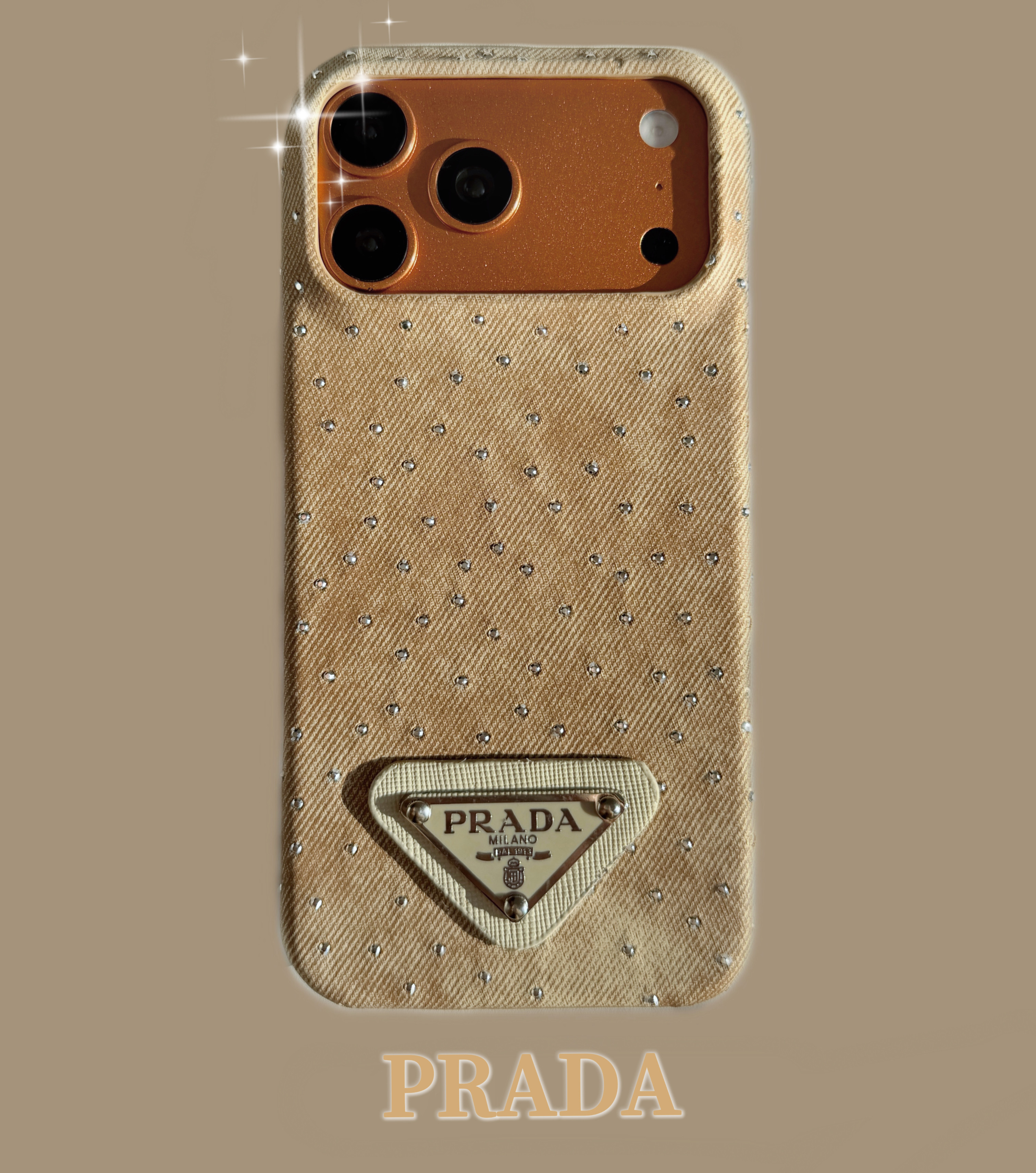 Prada Artistic Shimmer Canvas iPhone Case