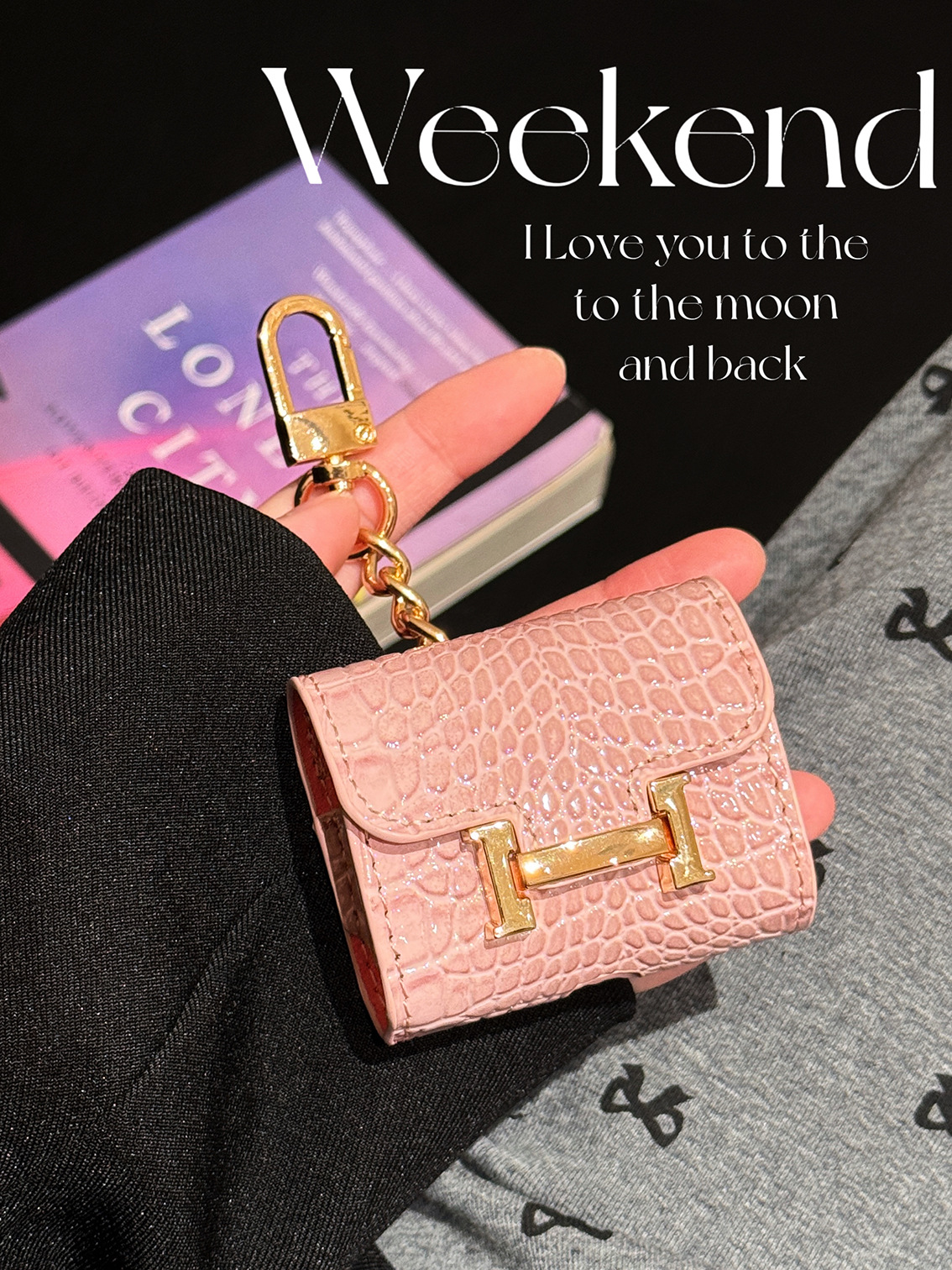 Crocodile pattern Luxury Leather Airpods Case 