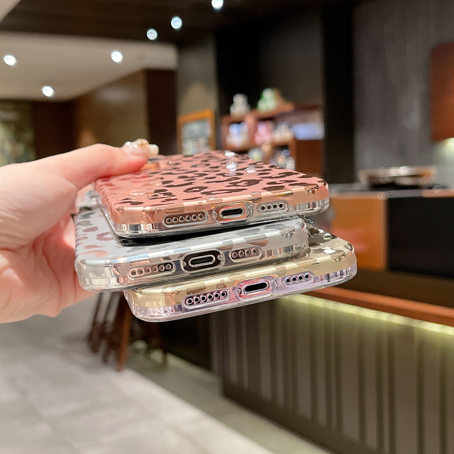 Electroplating Cheetah iPhone Case-BELKCASE