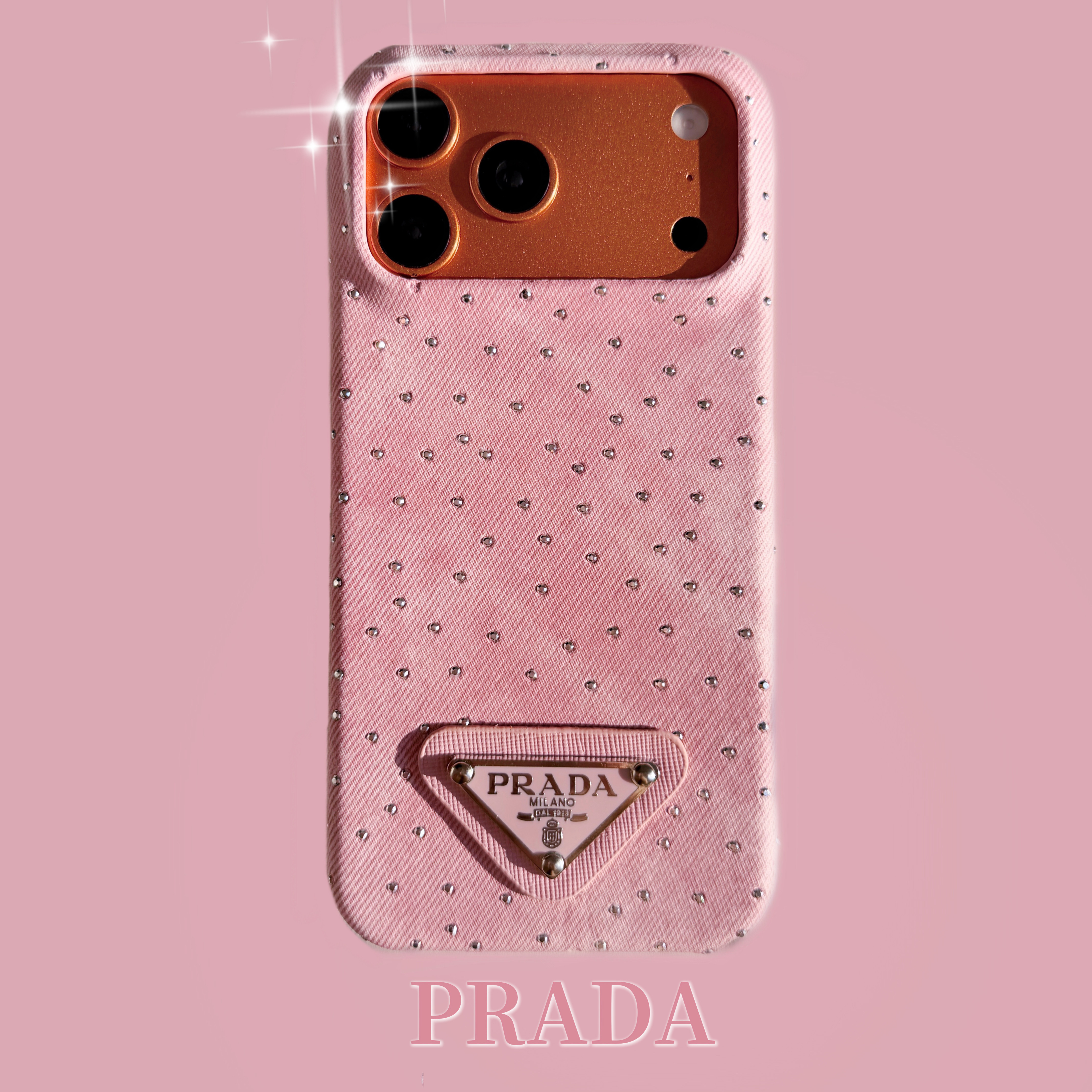 Prada Artistic Shimmer Canvas iPhone Case