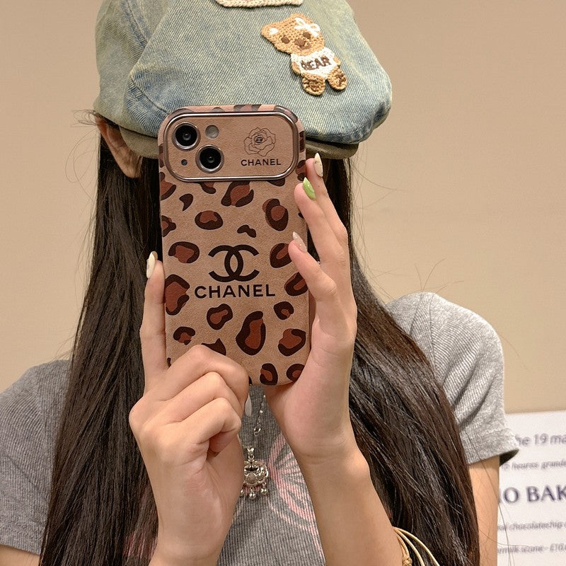 Chanel Luxury Fluffy Leather iPhone Case
