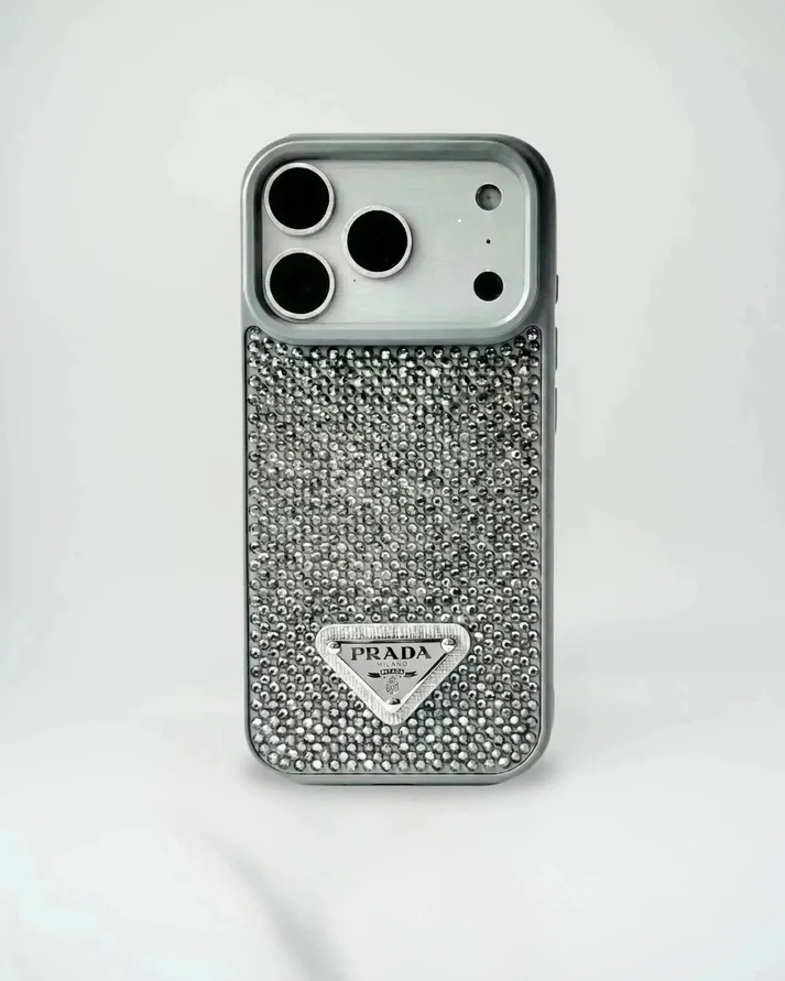 Prada Flash Diamond iPhone Case
