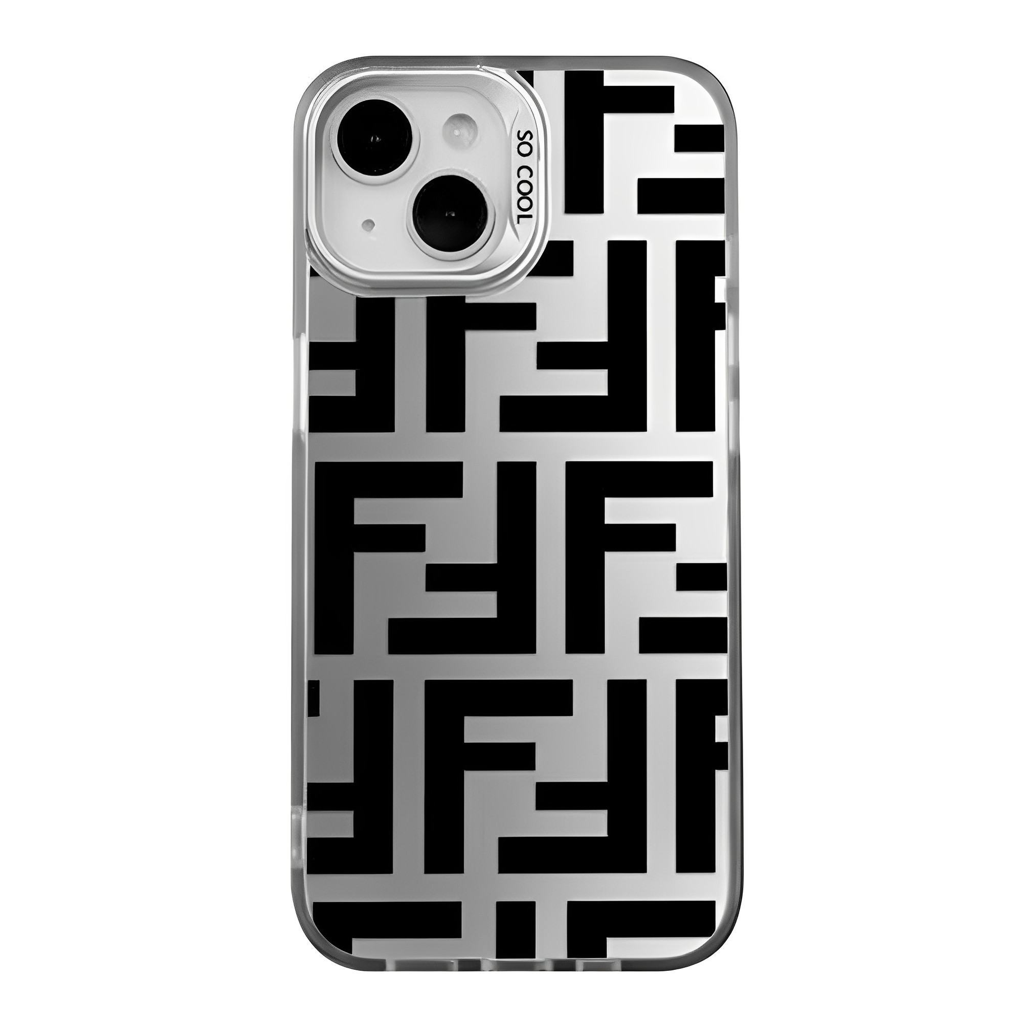 Transparent Flash Plating FD iPhone Case