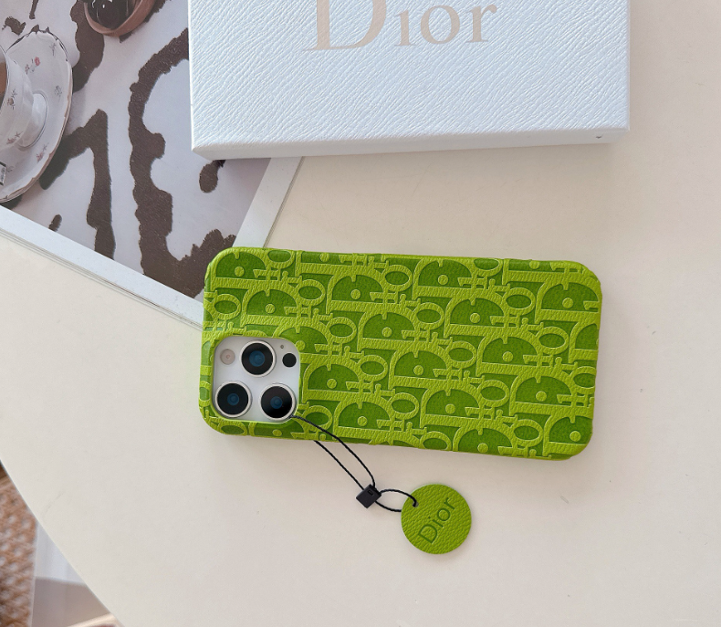 Dior Luxury Leather iPhone Case