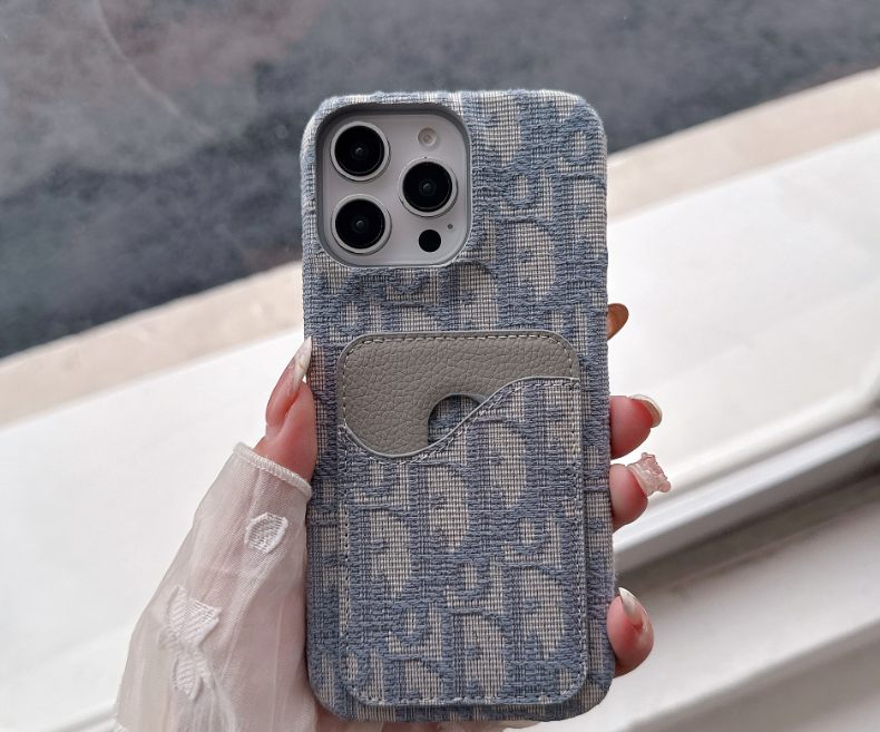 Dior EmbroEidery iPhone Wallet Case