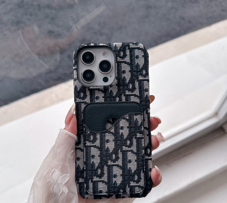 Dior EmbroEidery iPhone Wallet Case