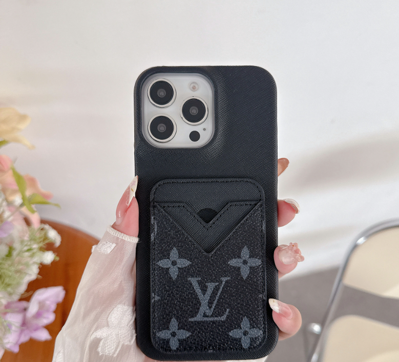 Louis Vuitton Monogram Leather iPhone Wallet Case 