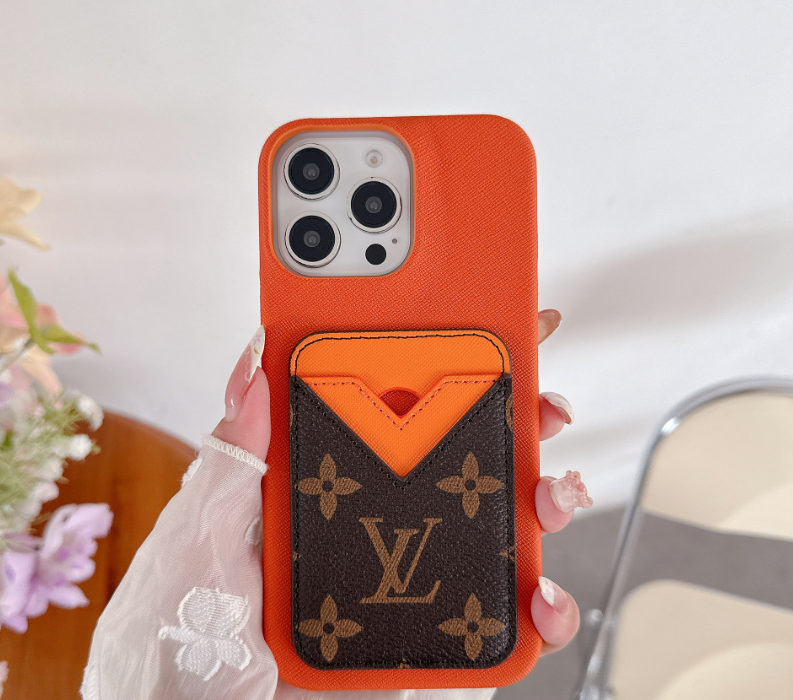 Louis Vuitton Monogram Leather iPhone Wallet Case 