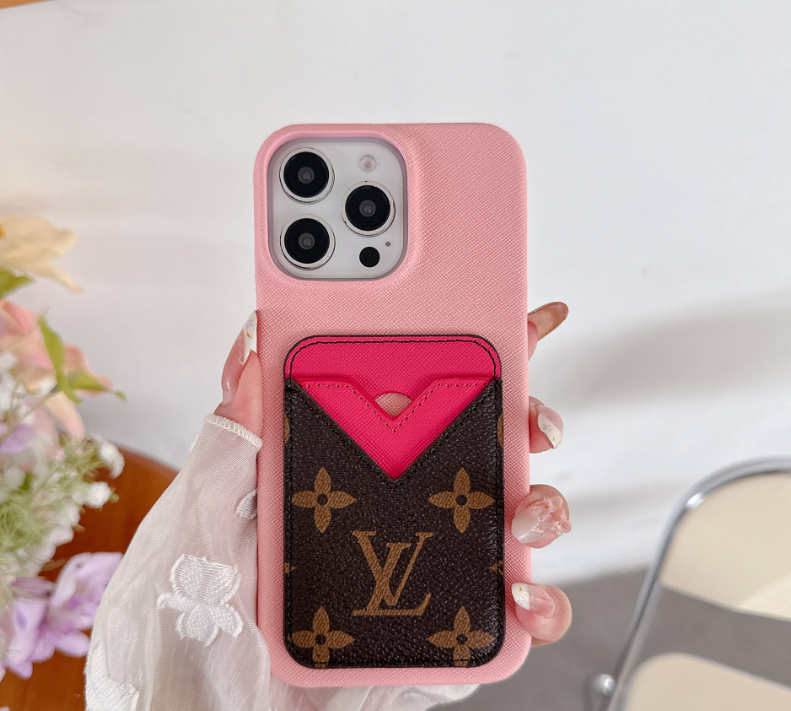 Louis Vuitton Monogram Leather iPhone Wallet Case 