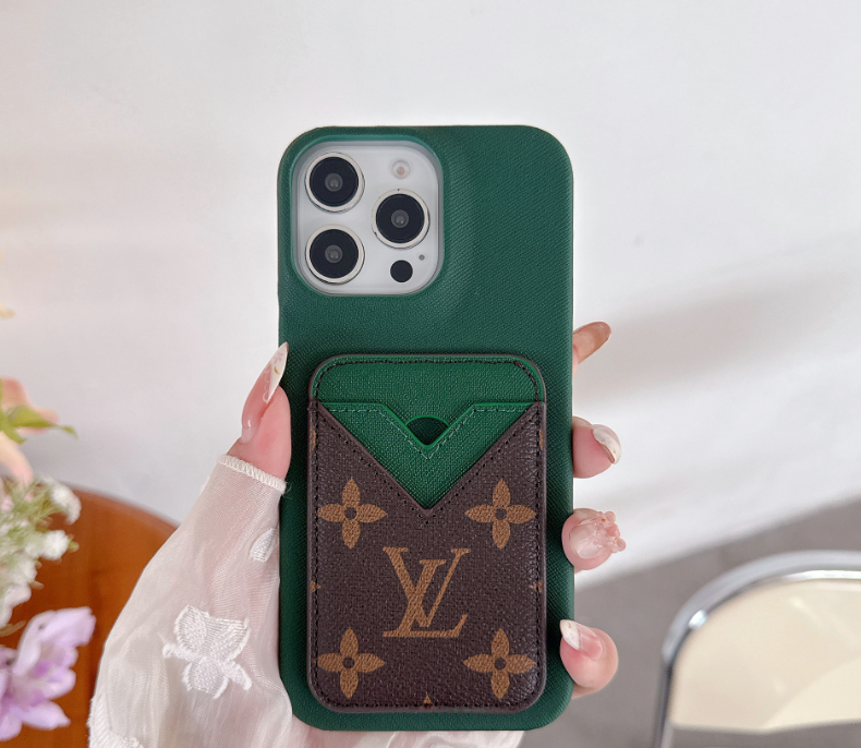 Louis Vuitton Monogram Leather iPhone Wallet Case 