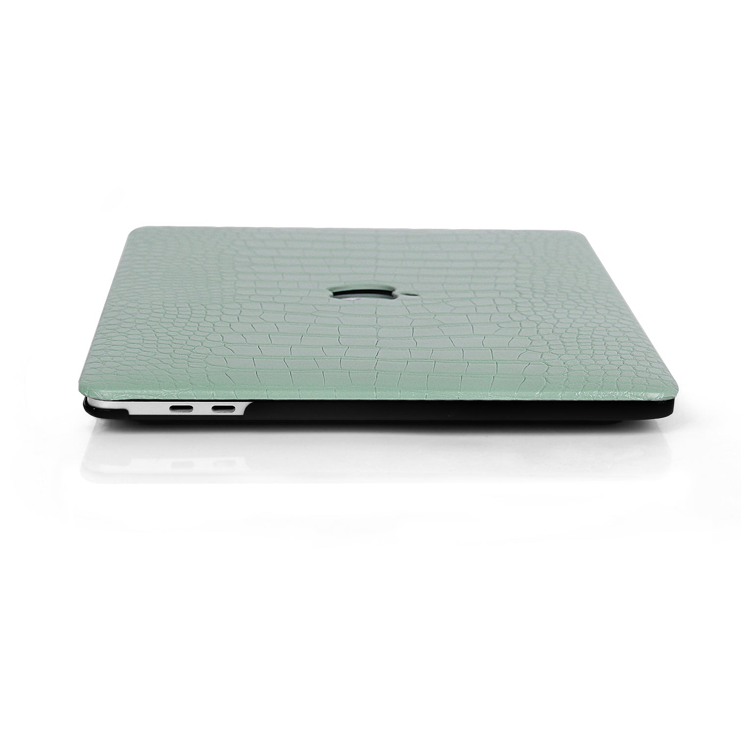 Faux Crocodile Mint Green MacBook Case-BELKCASE
