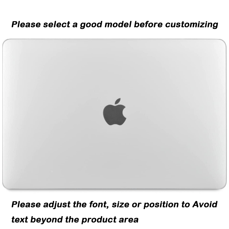 Frosted Transparent Macbook case customizable-BELKCASE