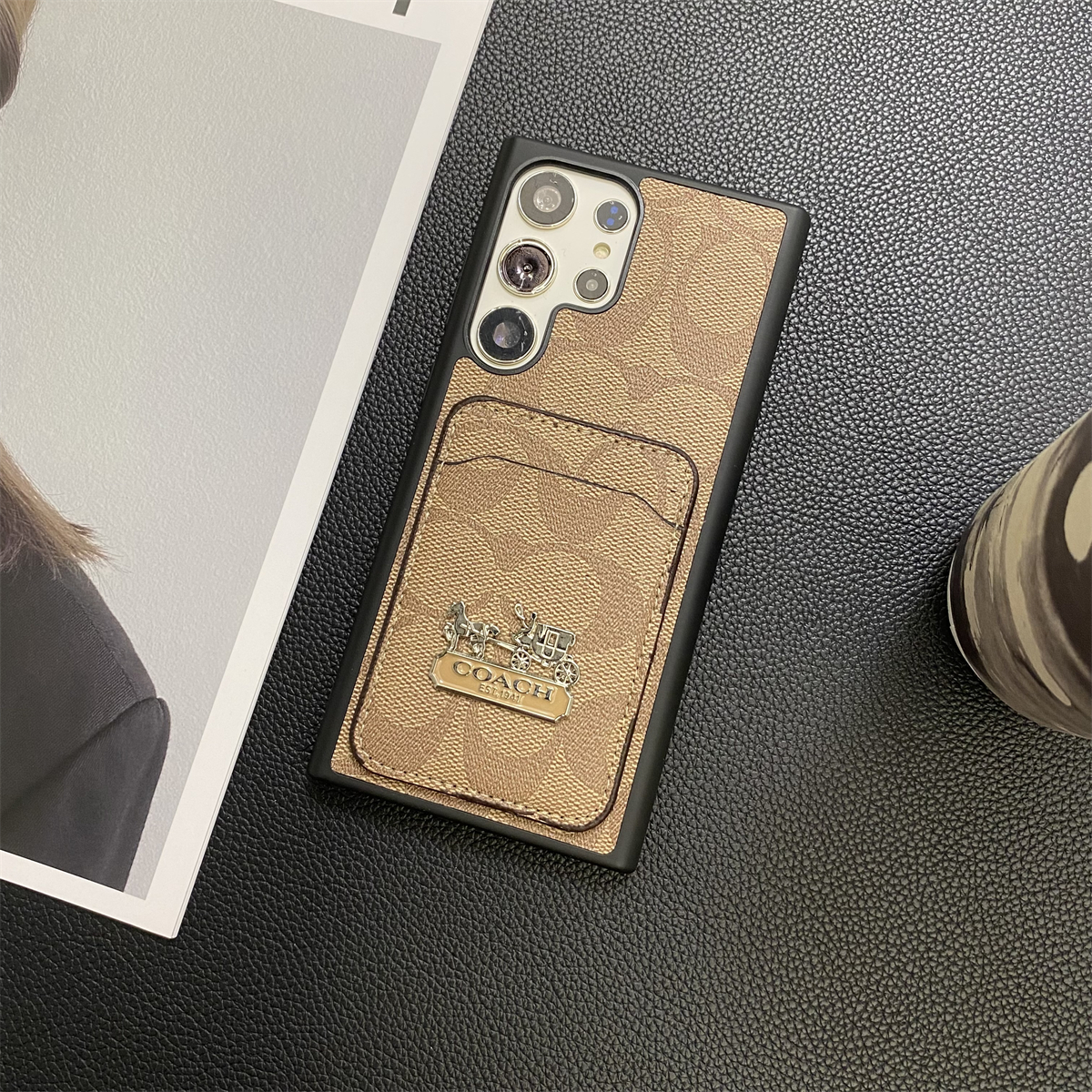 Luxury Leather Samsung Wallet Case