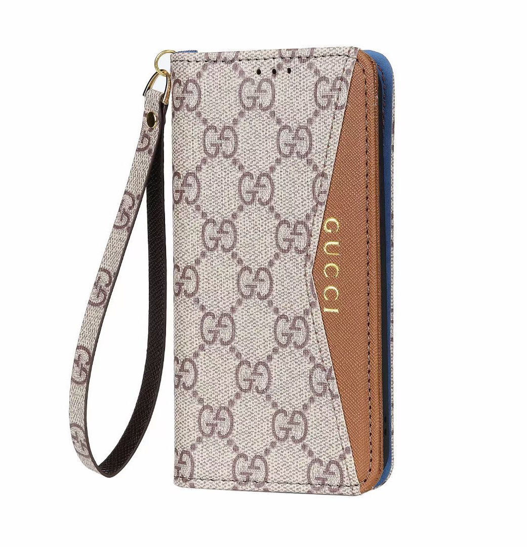 Louis Vuitton Gucci Leather iPhone Wallet Case 