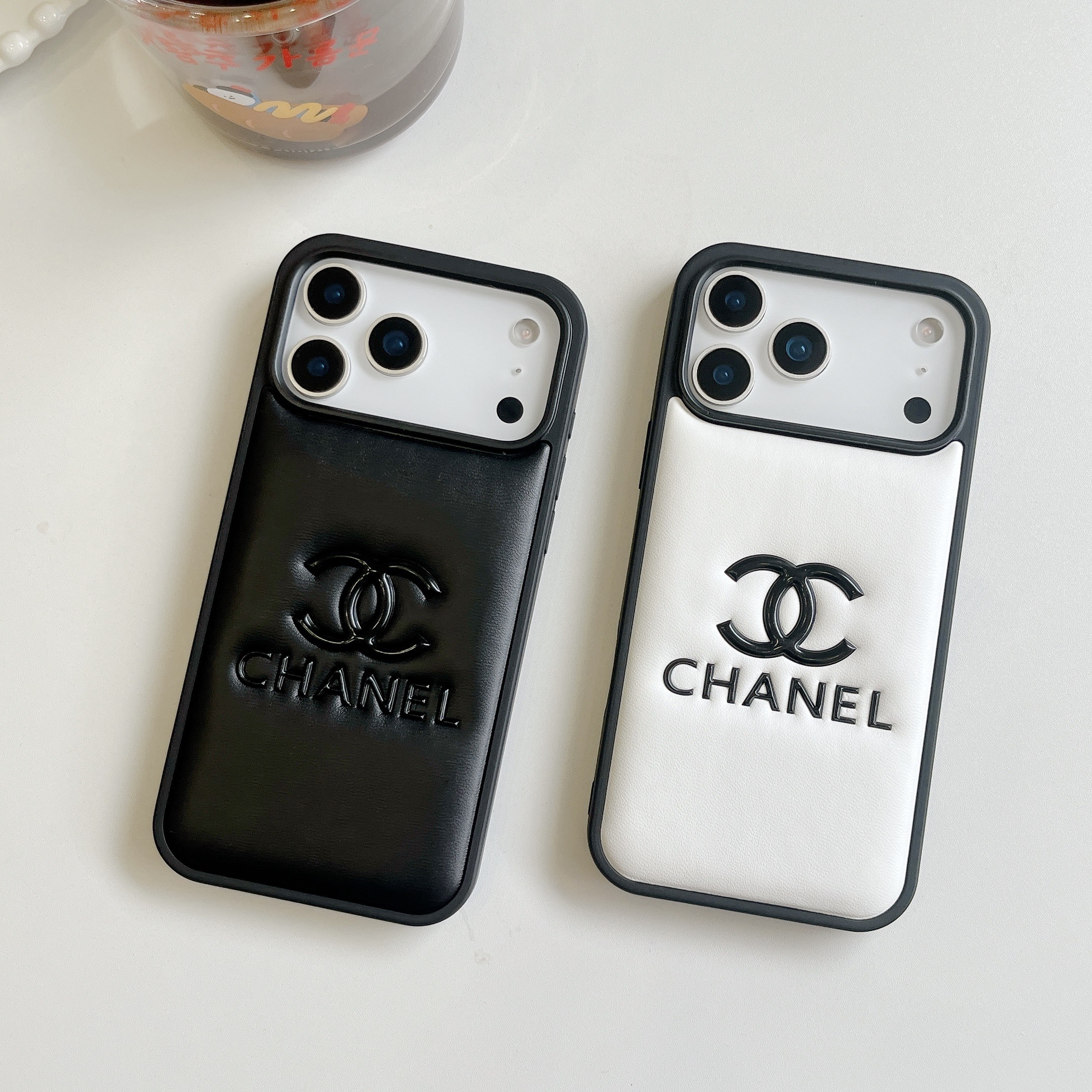 Chanel Leather cushion iPhone Case	