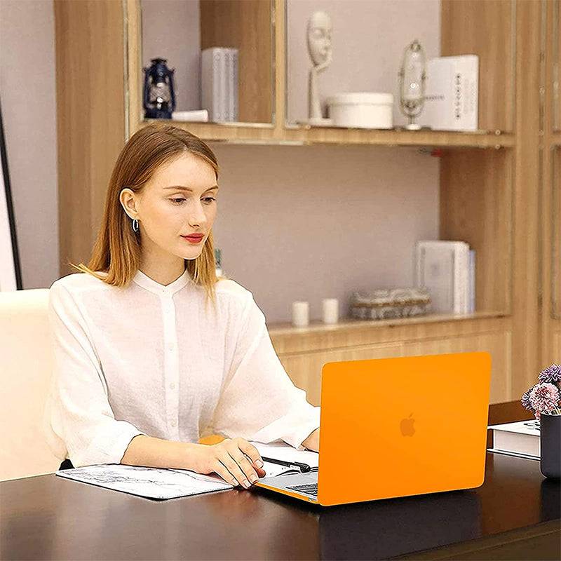 Frosted Orange | Macbook case customizable-BELKCASE